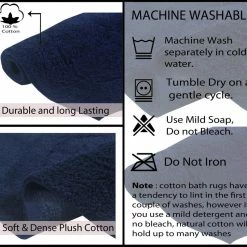 Best Sale 💯 Home Weavers Inc. Waterford Bath Rug, 17"x24", Navy Blue 🔥 13 Best Sale 💯 Home Weavers Inc. Waterford Bath Rug, 17"x24", Navy Blue 🔥 -Nameeks Shop b4019693031b7668 5077 w800 h800 b0 p0