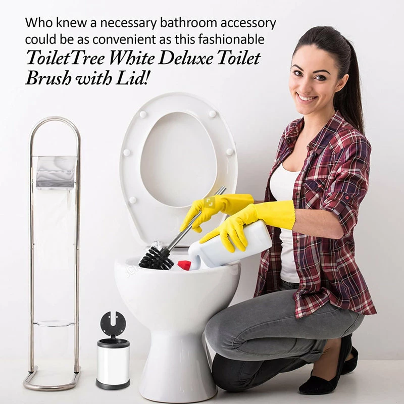 Hot Sale βοΈ ToiletTree Products Toilet Brush With Lid (White 2 Pack) π 5 Hot Sale βοΈ ToiletTree Products Toilet Brush With Lid (White 2 Pack) π - Image 5