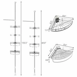 Promo โค๏ธ Costway 4-Tier Shower Corner Caddy Adjustable Bathroom Shelf 304 Stainless Steel ๐ 9 Promo โค๏ธ Costway 4-Tier Shower Corner Caddy Adjustable Bathroom Shelf 304 Stainless Steel ๐ -Nameeks Shop b7e146d4016671e2 3629 w800 h800 b1 p0