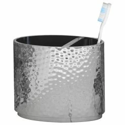 Buy ๐งจ TATARA Nu Steel Majestic ๐จ Hammered Toothbrush Holder โ