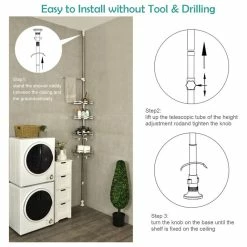 Promo โค๏ธ Costway 4-Tier Shower Corner Caddy Adjustable Bathroom Shelf 304 Stainless Steel ๐ 8 Promo โค๏ธ Costway 4-Tier Shower Corner Caddy Adjustable Bathroom Shelf 304 Stainless Steel ๐ -Nameeks Shop bdf1641a016671df 3629 w800 h800 b1 p0