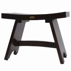 Budget ⭐ DecoTeak 24" Serenity Teak Eastern Style Shower Bench, Without Shelf 🔥