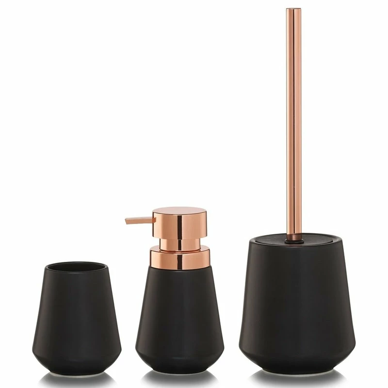 New ๐ Freestanding Toilet Brush And Holder Set Sealskin Conical Copper Black Porcelain ๐งจ 5 New ๐ Freestanding Toilet Brush And Holder Set Sealskin Conical Copper Black Porcelain ๐งจ - Image 5