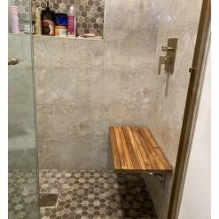New 🔥 HomeRoots 30" Grand Resort Wall Mount Teak Shower Bench 🤩 -Nameeks Shop cc71b01801d4a51a 5161 w800 h800 b0 p0