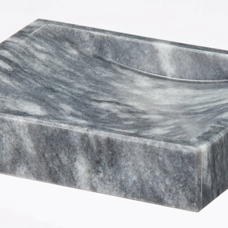 Best Pirce ๐ Marble Crafter Myrtus Collection Cloud Gray Marble Soap Dish โจ 2 Best Pirce ๐ Marble Crafter Myrtus Collection Cloud Gray Marble Soap Dish โจ - Image 2