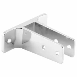 Discount 👏 Prime-Line Products Two Ear Wall Bracket, For 1" Panels, Zinc Alloy, Chrome Plated Finish 😍