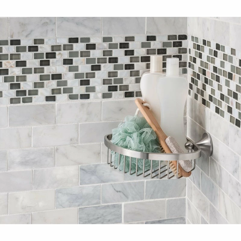 Discount โค๏ธ Moen Wynford Shower Basket, Brushed Nickel ๐ 2 Discount โค๏ธ Moen Wynford Shower Basket, Brushed Nickel ๐ - Image 2