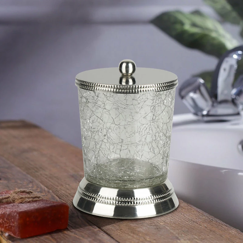 Flash Sale ๐ TATARA Nu Steel Regal Glass And Metal Cotton Swab/Cotton Container ๐ 4 Flash Sale ๐ TATARA Nu Steel Regal Glass And Metal Cotton Swab/Cotton Container ๐ - Image 4