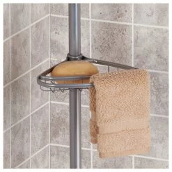 New 💯 IDesign York 2 Tension Shower Caddy, Silver 🔥 -Nameeks Shop f491c96b0beb1927 4059 w800 h800 b1 p0