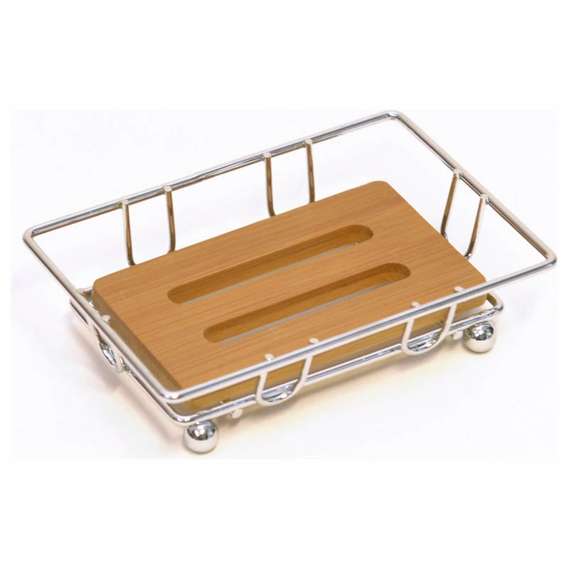 Discount ๐ EVIDECO Bath Metal Wire Soap Dish Cup With Bamboo Tray Brown ๐ 1 Discount ๐ EVIDECO Bath Metal Wire Soap Dish Cup With Bamboo Tray Brown ๐
