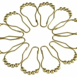 Wholesale 😍 Kingston Brass 12 Pcs/Set Edenscape Roller Ball Shower Curtain Rings SRCR127 😀