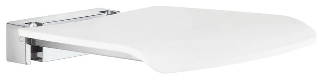 Hot Sale ๐ Smedbo Inc Wall Mounted Shower Chair, Polished Chrome/White ๐งจ 1 Hot Sale ๐ Smedbo Inc Wall Mounted Shower Chair, Polished Chrome/White ๐งจ