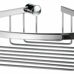 Brand new 🎉 Smedbo Inc Sideline Design Corner Soap Basket Polished Chrome 😉