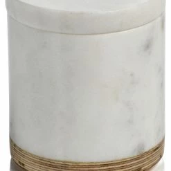 Budget ✔️ Zodax Verdi Marble And Balsa Wood Jar With Removable Lid 🤩