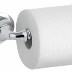 Discount ❤️ Kohler Forte Sculpted Toilet Tissue Holder, Polished Chrome 👏