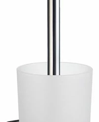Outlet 😍 Smedbo Inc House Toilet Brush With Glass Container Chrome 🎉