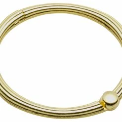 Best Pirce 💯 Carnation Home Fashions "O" Shower Curtain Hooks In Brass 😍