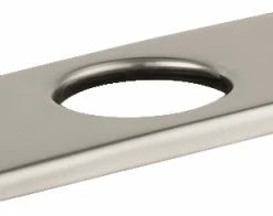 New 🔥 Hansgrohe USA Hansgrohe E&S Accessories Base Plate 1-Hole, Brushed Nickel 🤩