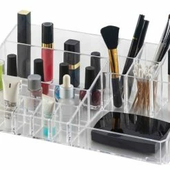 Top 10 🎁 HDS Trading Corp. Home Basics Make-Up Tray With Lip Stick Holder ⭐