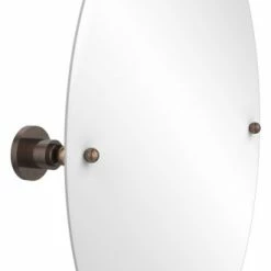 Best reviews of 👍 Allied Brass AP-91-VB Frameless Oval Tilt Mirror With Beveled Edge, Venetian Bronze ⭐