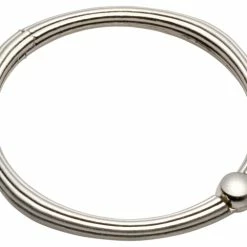 Wholesale 😉 Carnation Home Fashions "O" Shower Curtain Hooks In Brushed Nickel ✨