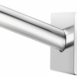 Best deal ❤️ Moen CSR2167 Triva 59" Curved Wall Mounted Shower Curtain Rod - Chrome 🎉