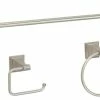 Coupon 🎁 Designers Impressions 400 Series 3-Piece Satin Nickel Bathroom Hardware Set 👍