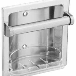 Best Pirce 🌟 Moen Donner Commercial Chrome Soap Holder 2565CH ✔️