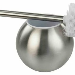 Buy 🎁 HDS TRADING CORP Home Basics Stainless Steel Toilet Brush Holder 🎁