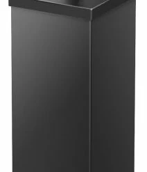 Budget 🔥 Gatco Fine Bathware Elegant Square Toilet Brush Holder, Matte Black 🔔