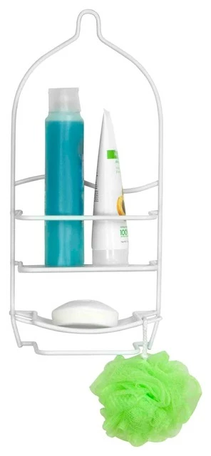 Best Sale 😍 HDS TRADING CORP Home Basics Vinyl 🧥 Coated Shower Caddy 👏 1 Best Sale 😍 HDS TRADING CORP Home Basics Vinyl 🧥 Coated Shower Caddy 👏