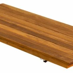 Best Sale 💯 Teakworks4u Teak Wall Mount Fold Down Shower Bench, 30"x12.5" 😀