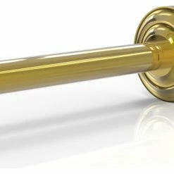 Hot Sale 🔔 Allied Brass Que New Collection Shower Curtain Rod Brackets, Polished Brass 🌟