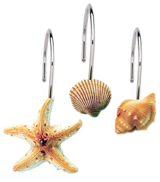 Coupon ๐ฅฐ Carnation "Scuba Jewels" Resin Shower Curtain Hooks โ๏ธ 1 Coupon ๐ฅฐ Carnation "Scuba Jewels" Resin Shower Curtain Hooks โ๏ธ