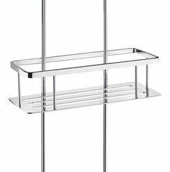 Promo 🔥 Smedbo Inc Sideline Shower Basket, Double Polished Chrome 😉