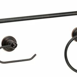 Flash Sale 🎉 Designers Impressions 800 Series 3-Piece Oil Rubbed Bronze Bathroom Hardware Set 🔥
