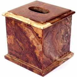 Budget 🤩 Nature Home Decor Multi Onyx Tissue Box Holder 👍