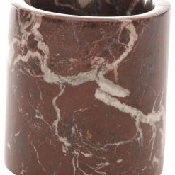 Buy 🔔 Bello Treasure Polished Marble Bathroom Tumbler, Red Zebra 🥰